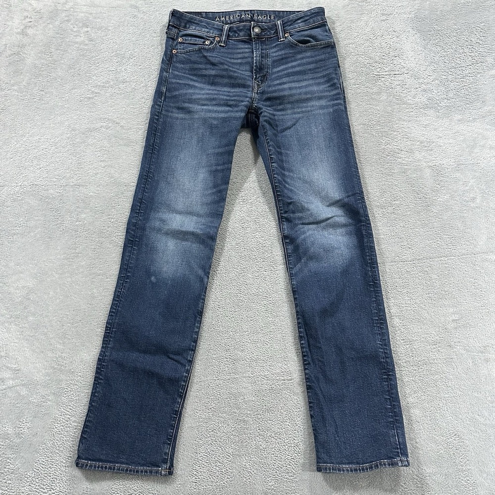 American Eagle Original Straight Jeans Men's 30 x 32* Blue Denim Casual Normcore